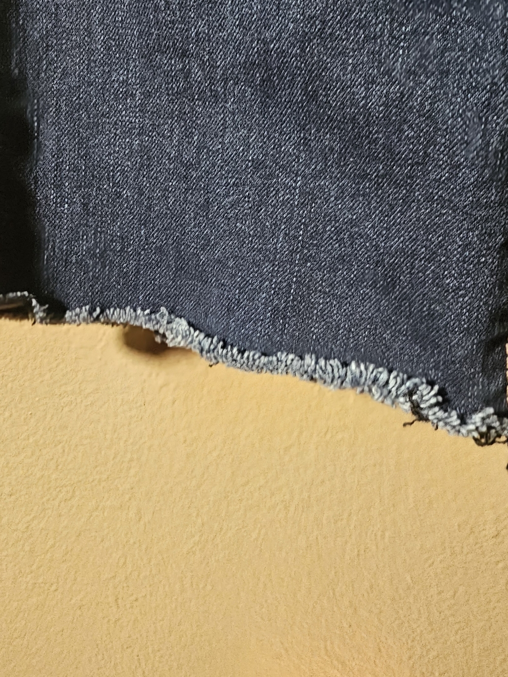 Time and Tru Dark Blue Ankle Straight Jeans Frayed Cuff Women's Size 16 - Picture 5 of 5